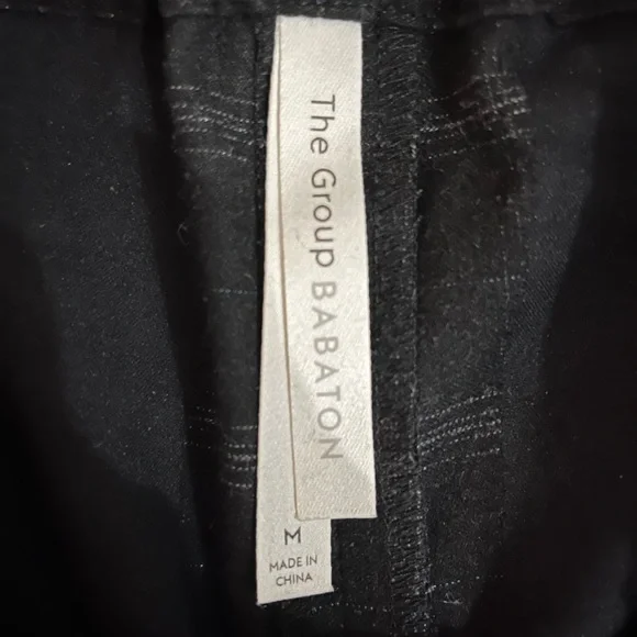 Aritzia Dark Checkered Trousers - Picture 4 of 5